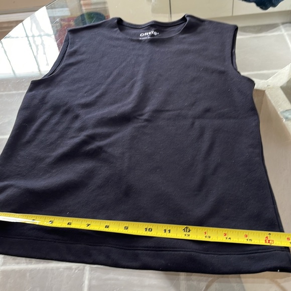 Orvis, S, mid-weight cotton poly sleeveless top, great layer, versatile EUC. - Picture 5 of 7